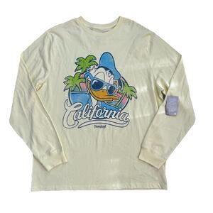 New Disney Donald Duck California Disneyland Mens Shirt XL